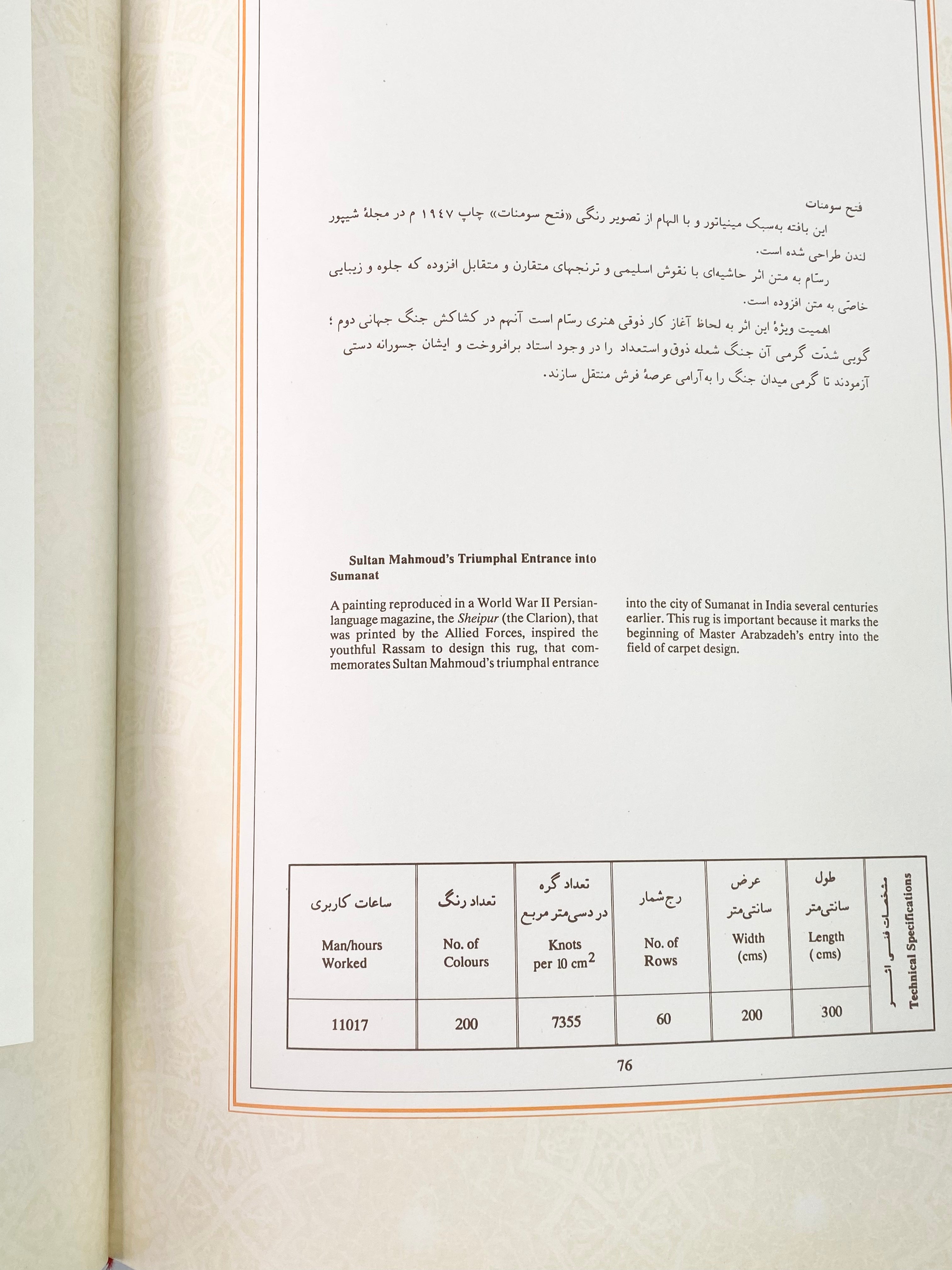 Knots of Love - A Collection of Fine Artistic Rugs - Master Rassam Arabzadeh