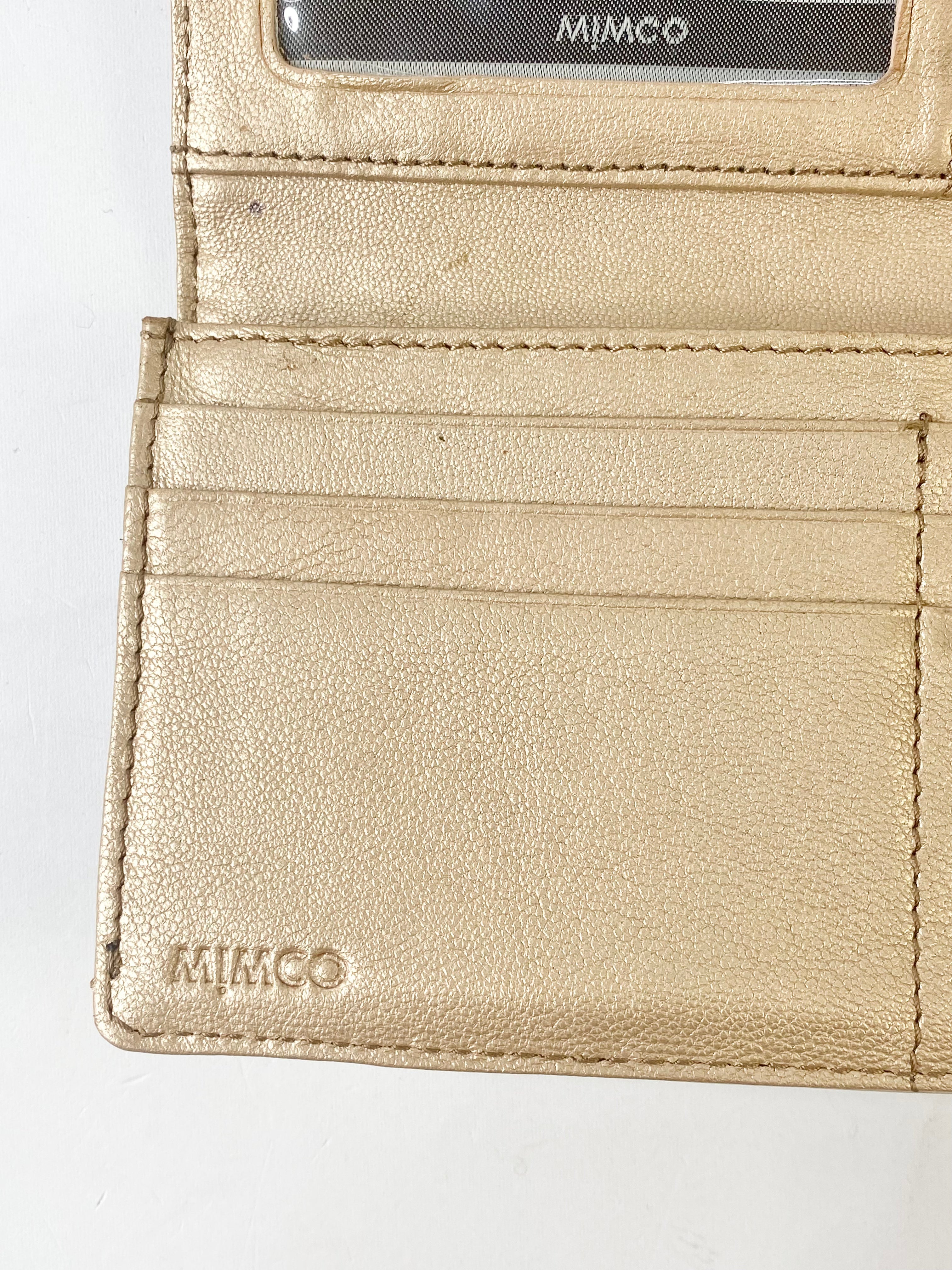 Mimco Vanilla & Black Wallet