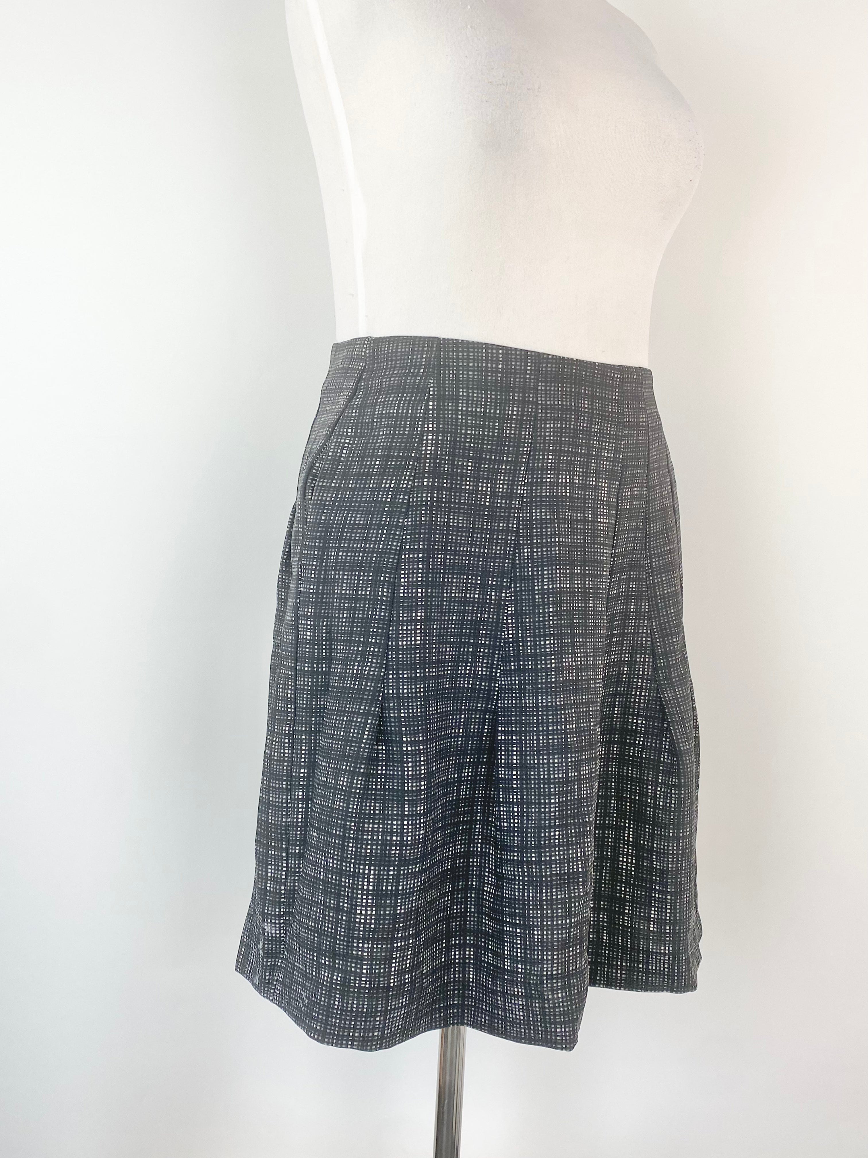 Marni Grid Patterned Skirt - AU12