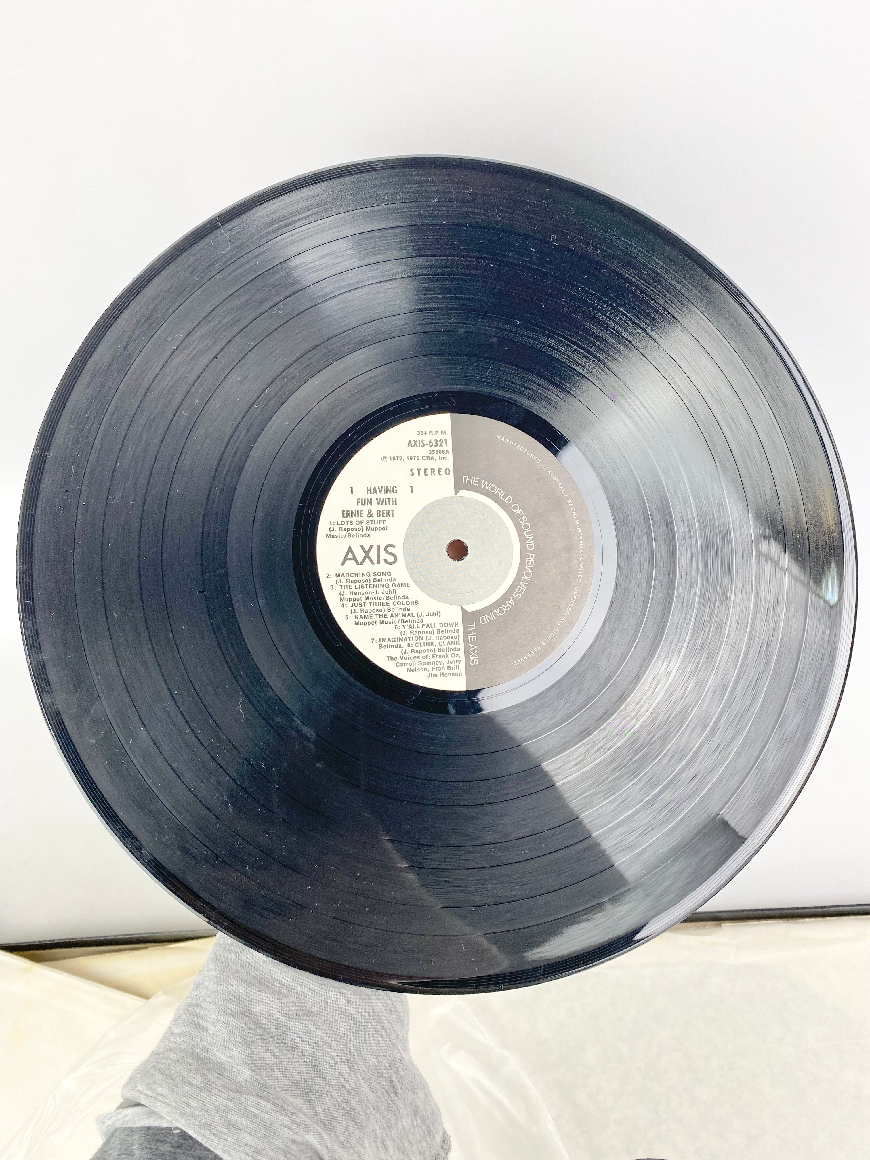Vintage 80s The Lovable Muppets of Sesame Street Vinyl