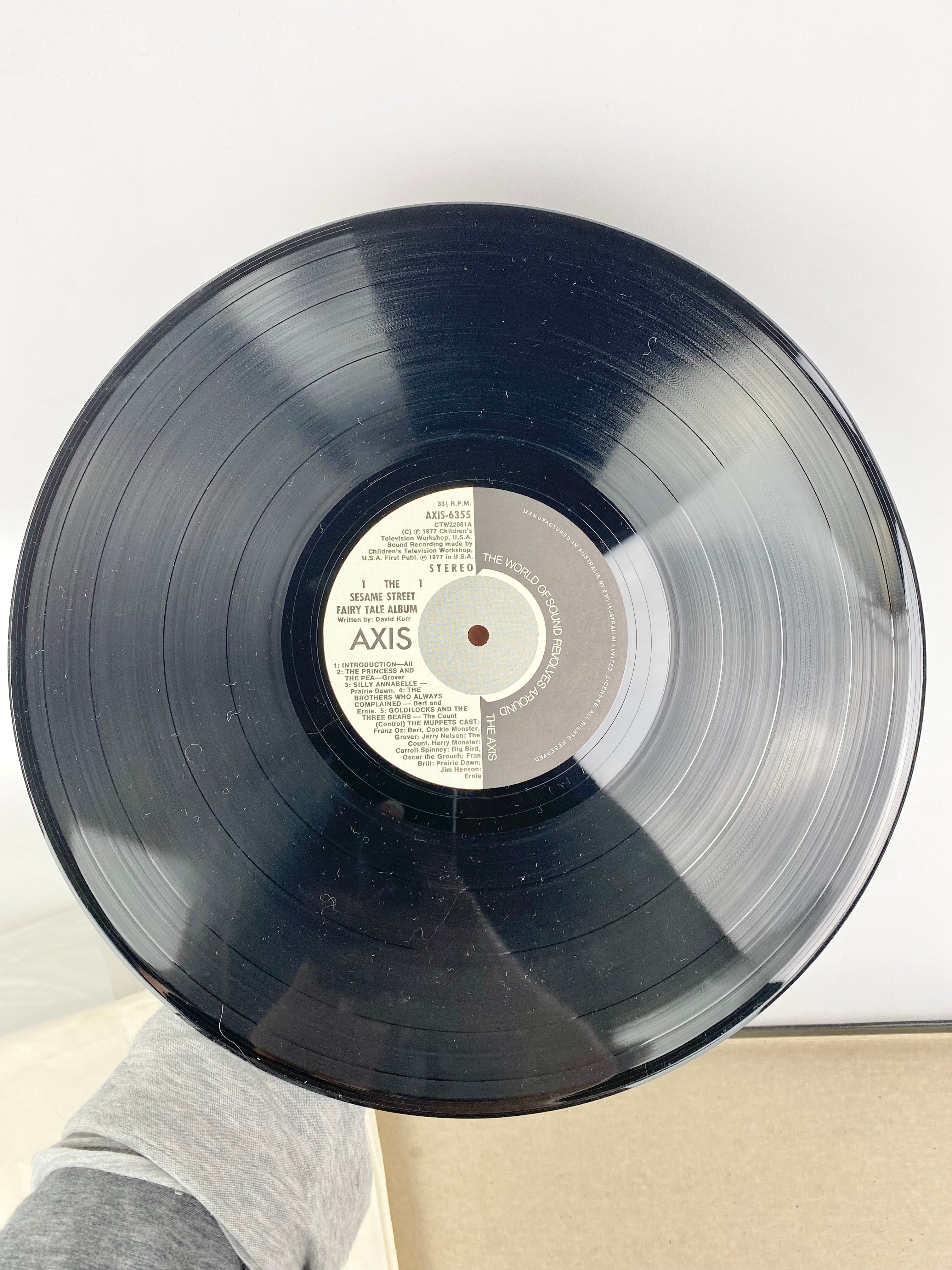Vintage 80s The Lovable Muppets of Sesame Street Vinyl