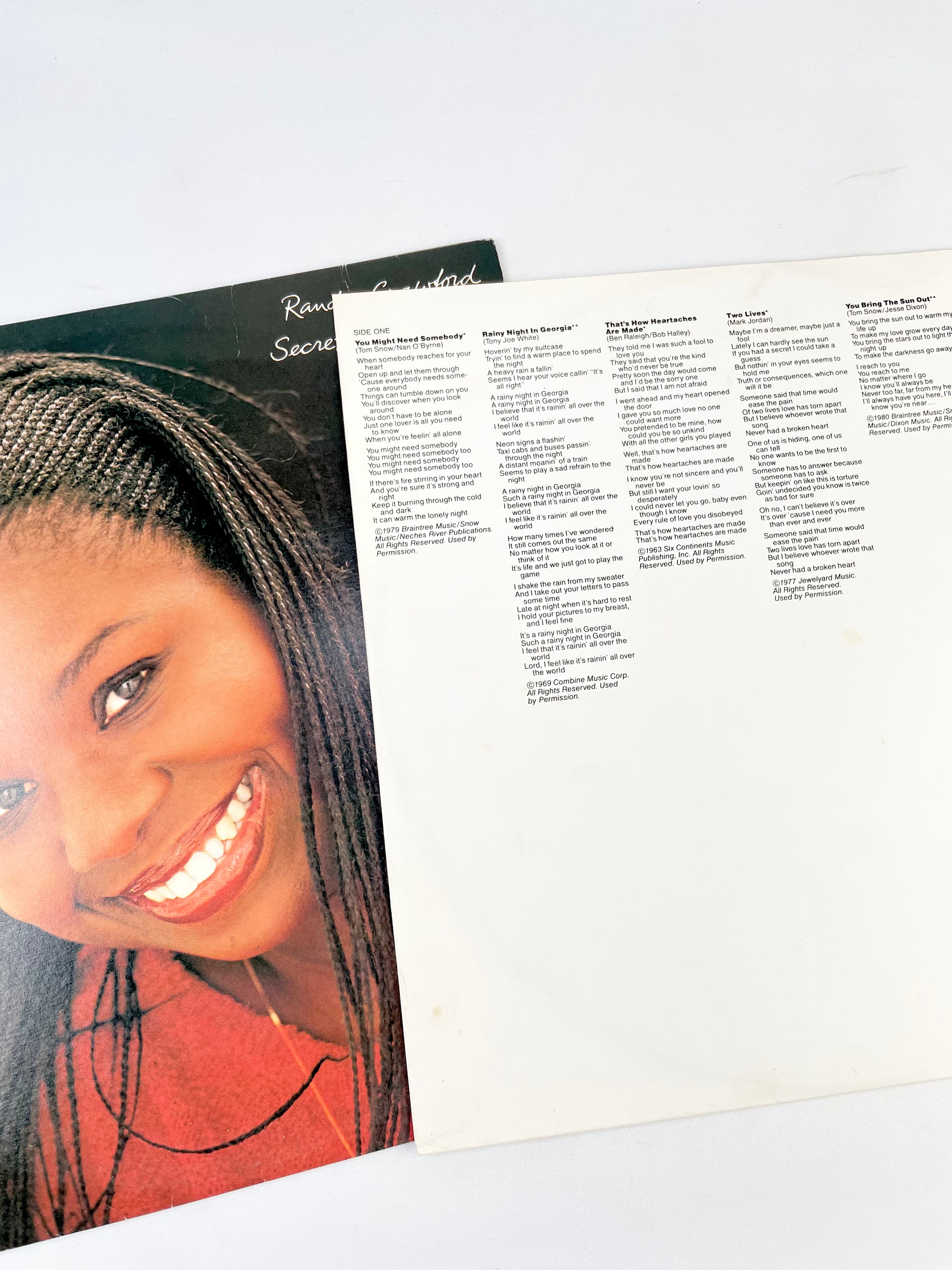 Secret Combination LP - Randy Crawford