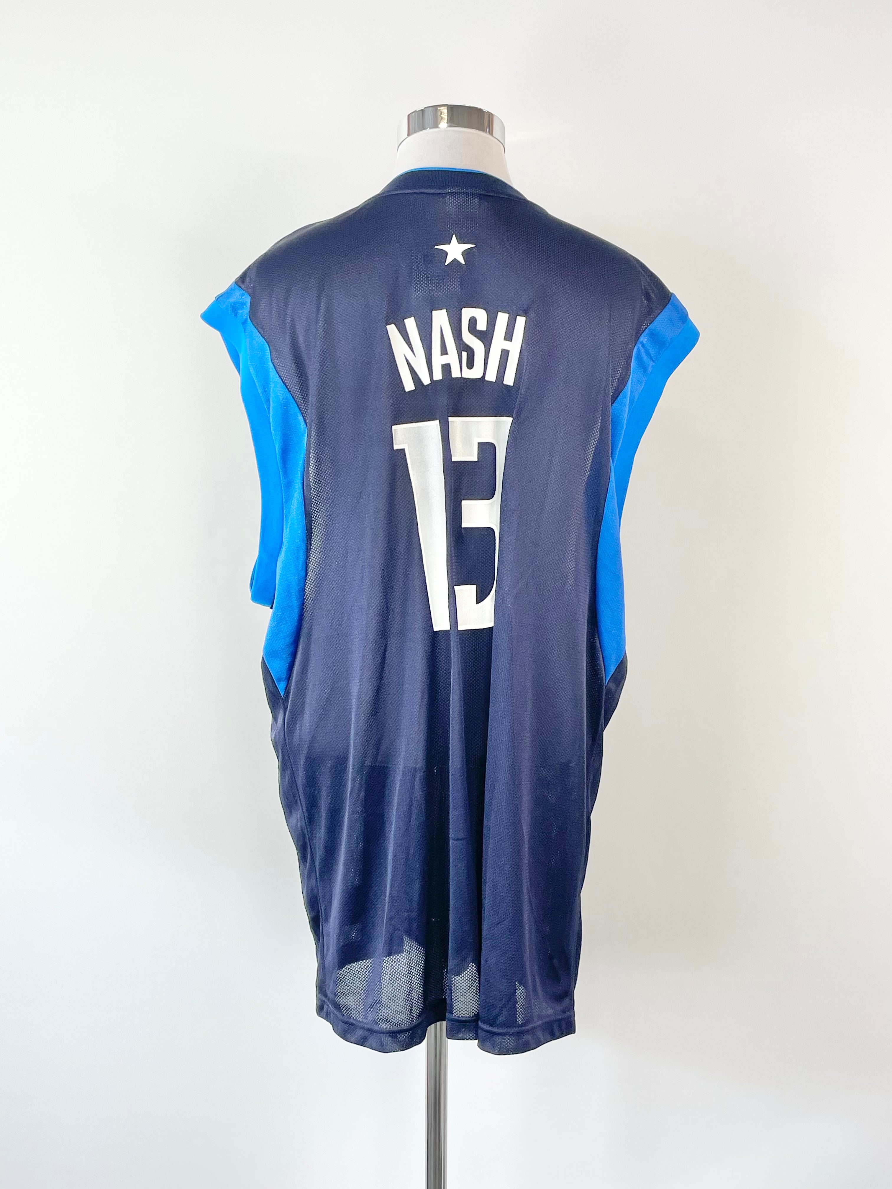 Signed Dallas Mavericks Vintage NBA Steve Nash Jersey - XL