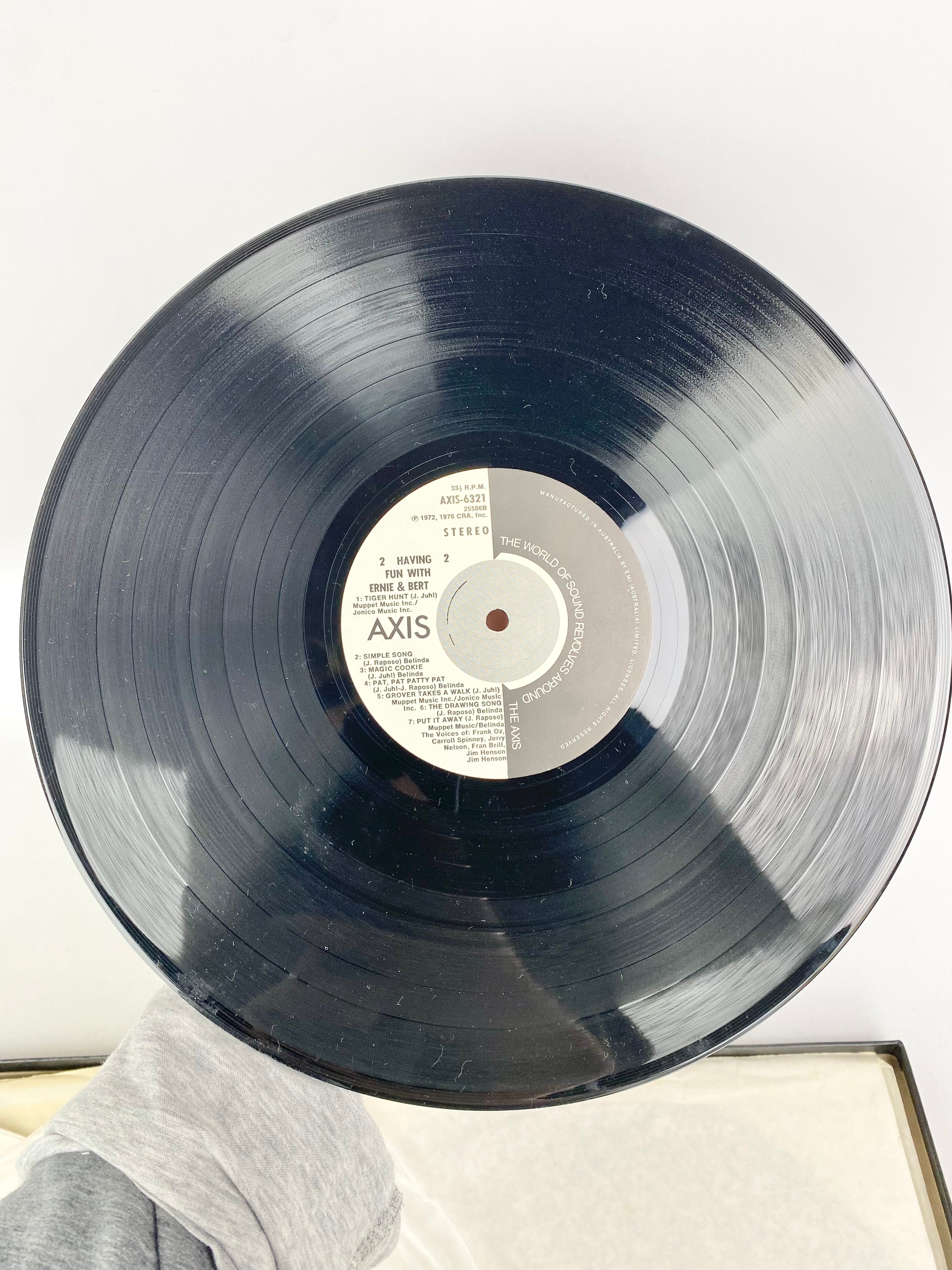 Vintage 80s The Lovable Muppets of Sesame Street Vinyl