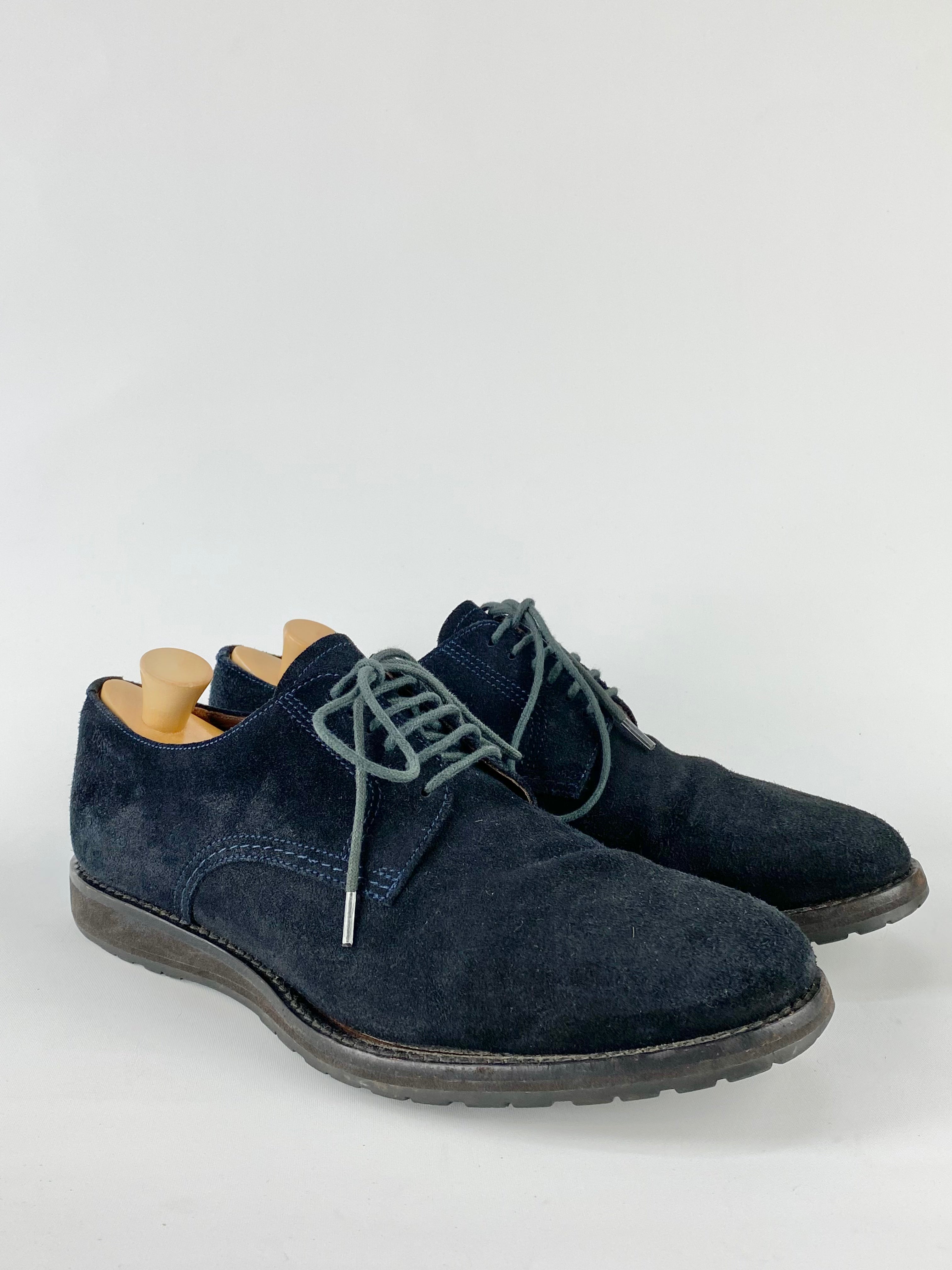 Hugo boss 2025 blue suede boots