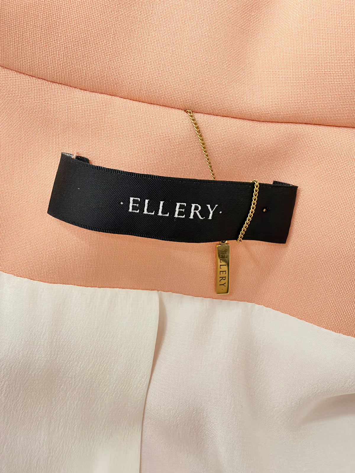Ellery Orange Sorbet Two-Piece Suit - AU6/8