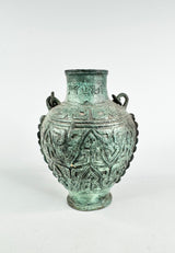 Antique Bronze Hanging Vessel