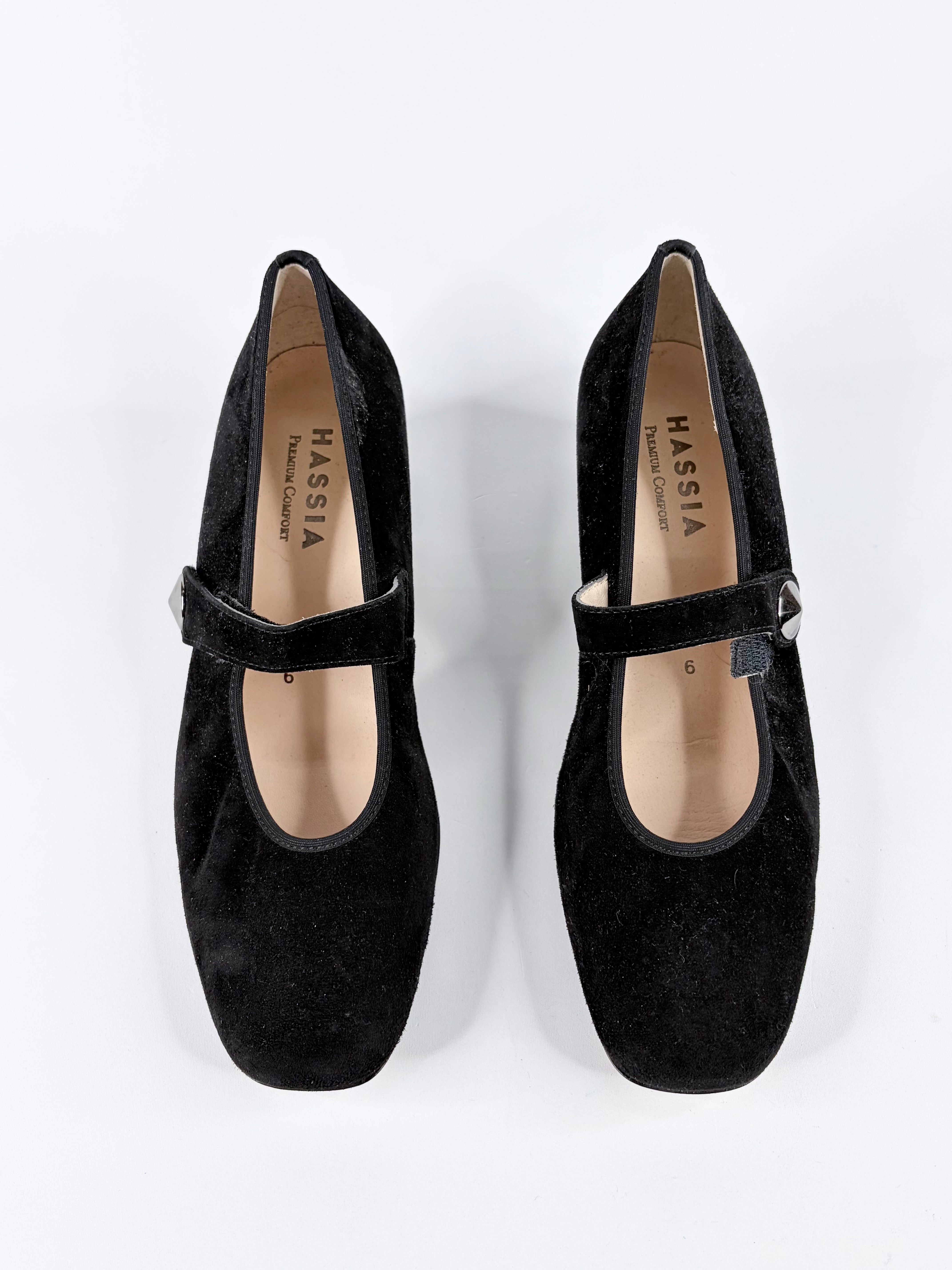 Hassia Black Suede Mary Jane’s - EU41