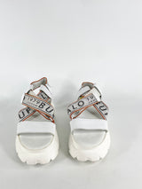 Buffalo London White Platform Sandals - EU40