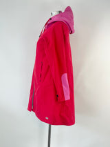 Blaest By Lilleboe Red & Pink Hooded Raincoat - AU12