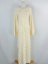 Kivari Ivory 'Claudia' Scoop Back Knit Dress - AU10