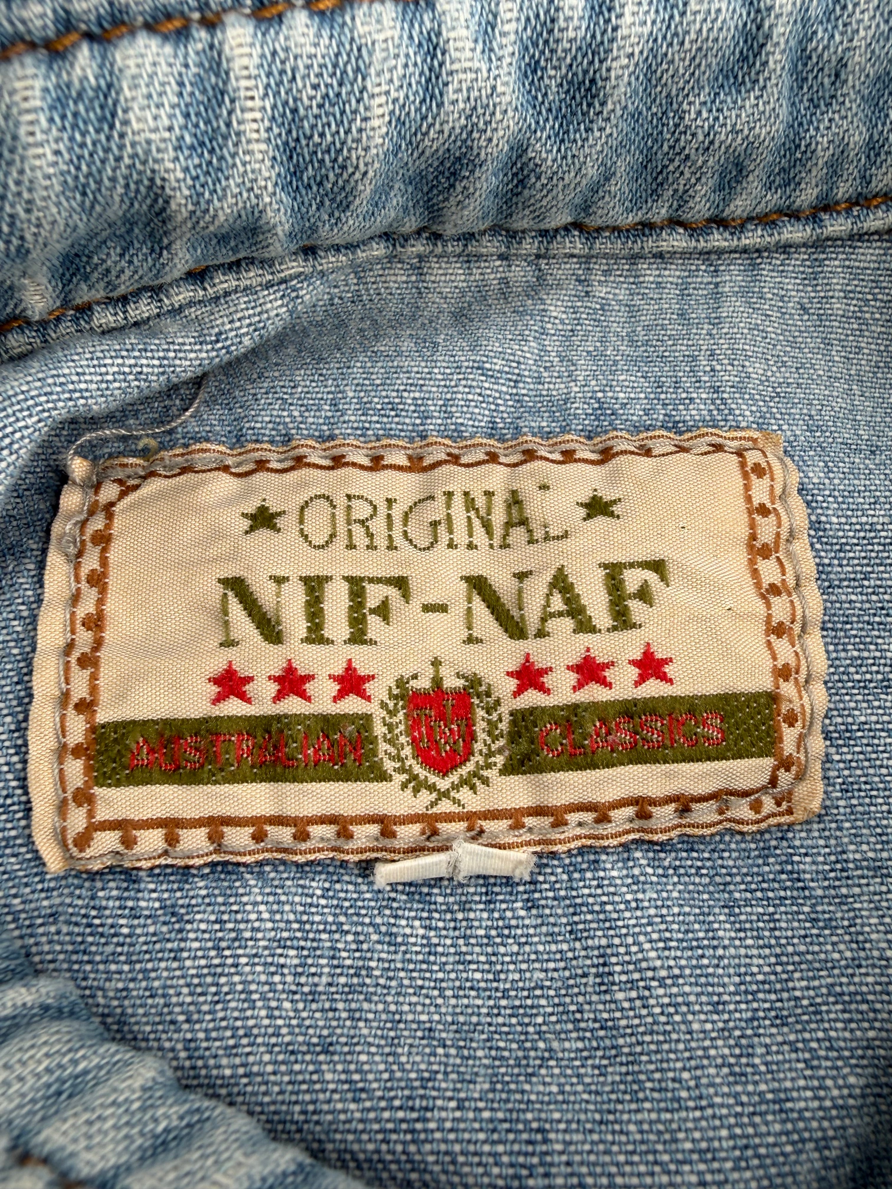 Vintage Nif Naf Denim Button Down Shirt - S