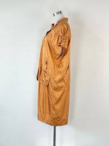 Lisa Ho Bronze Silky-Feel Utility Dress - AU6