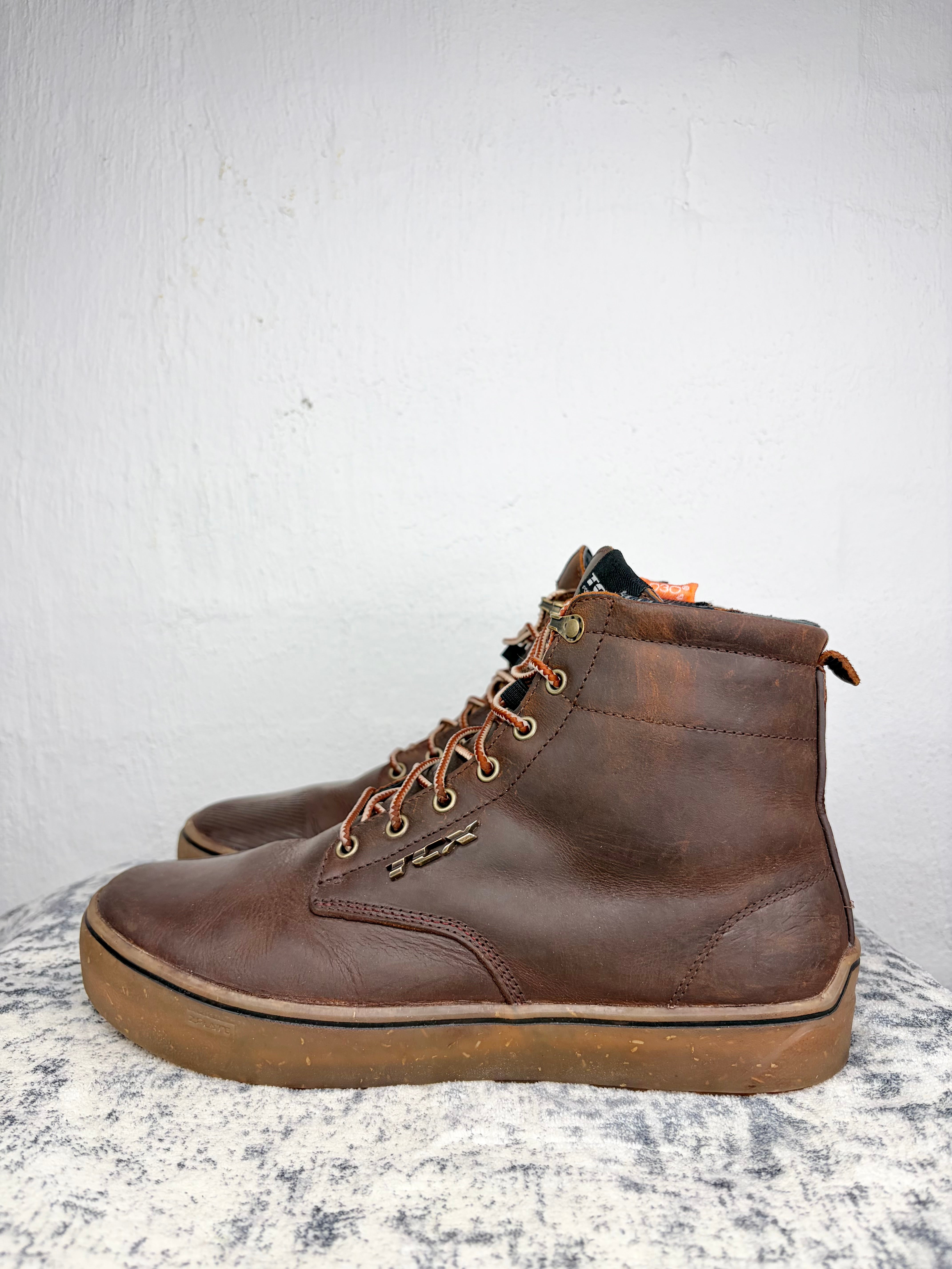 TCX Brown Leather Lace Up 'Dartwood' Boots - EU45
