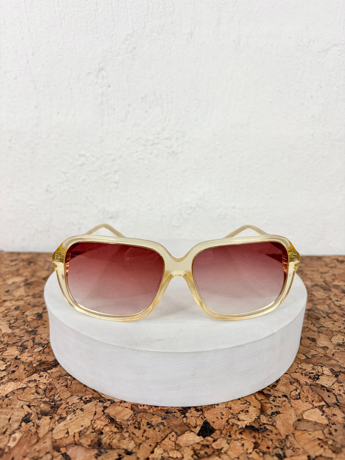 3.1 Philip Lim Sheer Yellow Retro Style Sunglasses