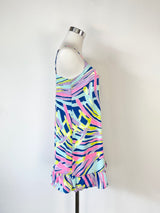 Lilly Pulitzer Colourful Silk Slip Dress - AU8