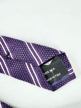 Tom Ford Purple Striped Silk Tie