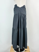 Staud Black Tiered Maxi Skirt - AU12