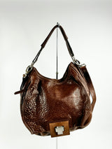 Gianni Chiarini Mahogany Leather Bag