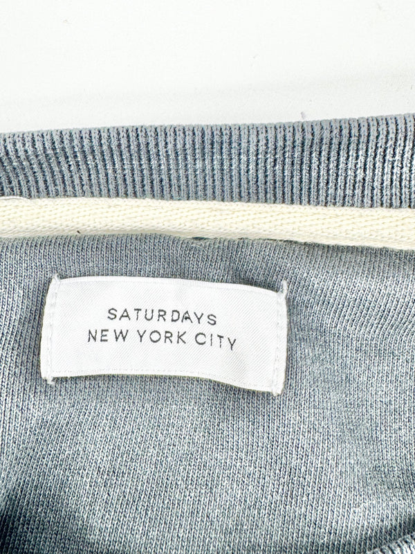 Saturday Night NYC Grey Washed Sweater - M/L