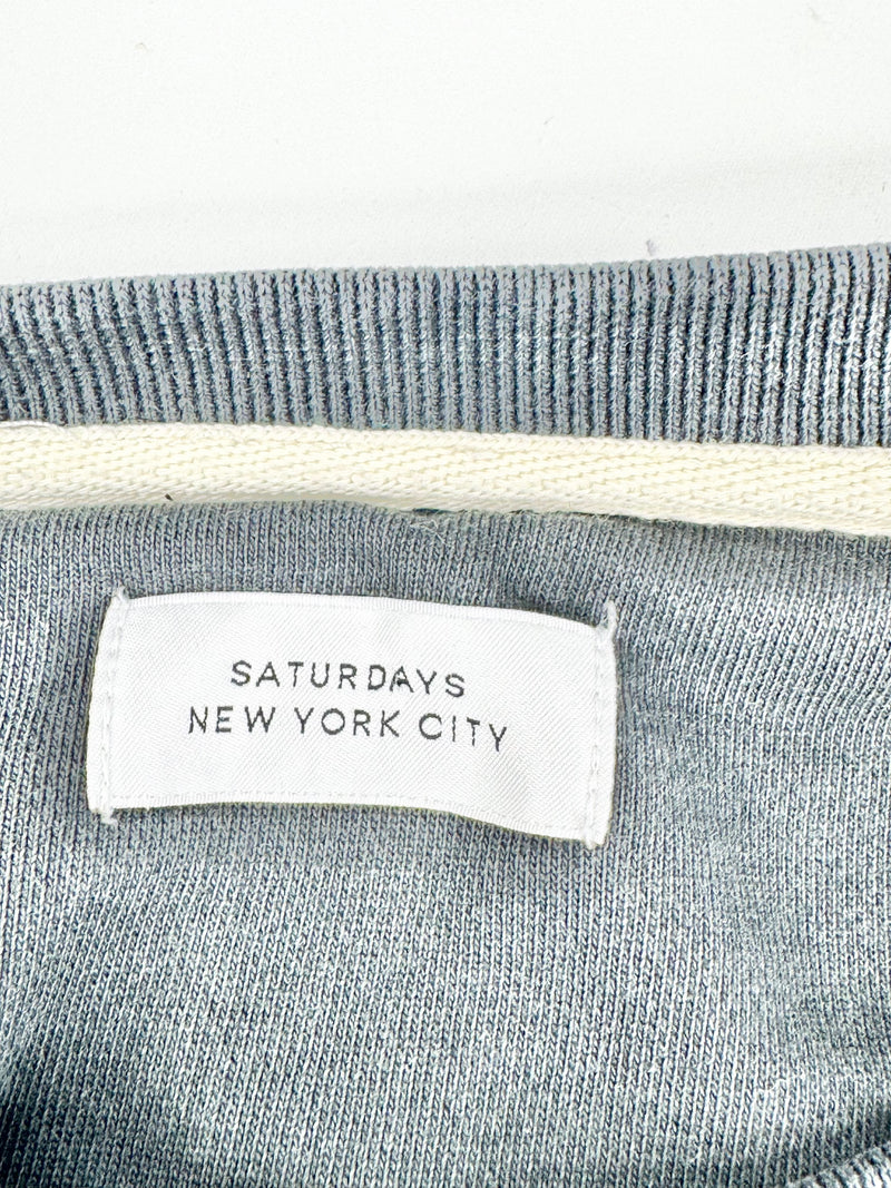 Saturday Night NYC Grey Washed Sweater - M/L