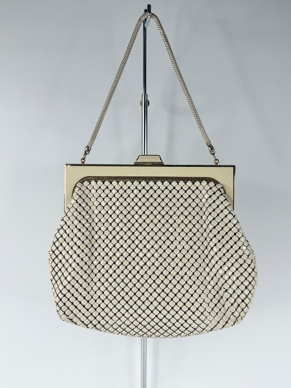 Vintage Off-White Glomesh Small Handbag