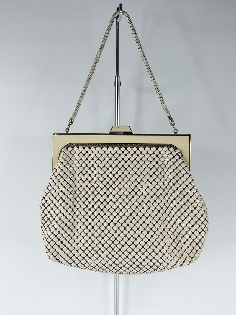 Vintage Off-White Glomesh Small Handbag