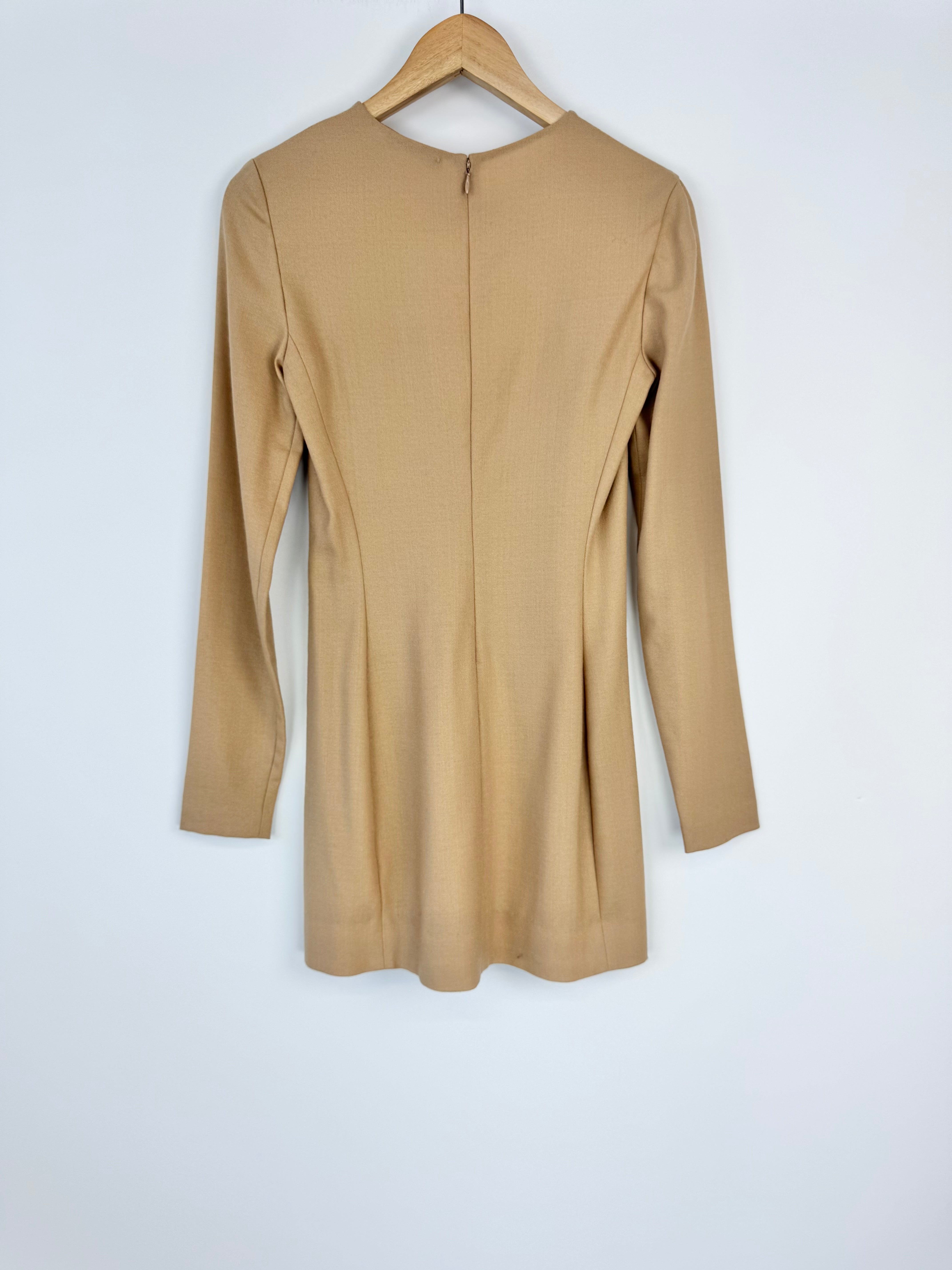 The Row Saffron Wool Blend Skater Dress - AU6