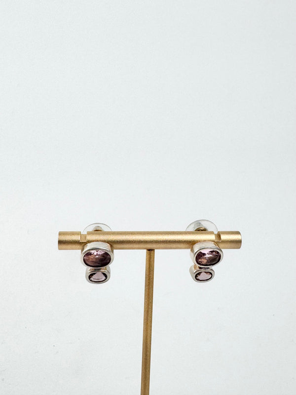 Espirit Silver & Amythest Earrings