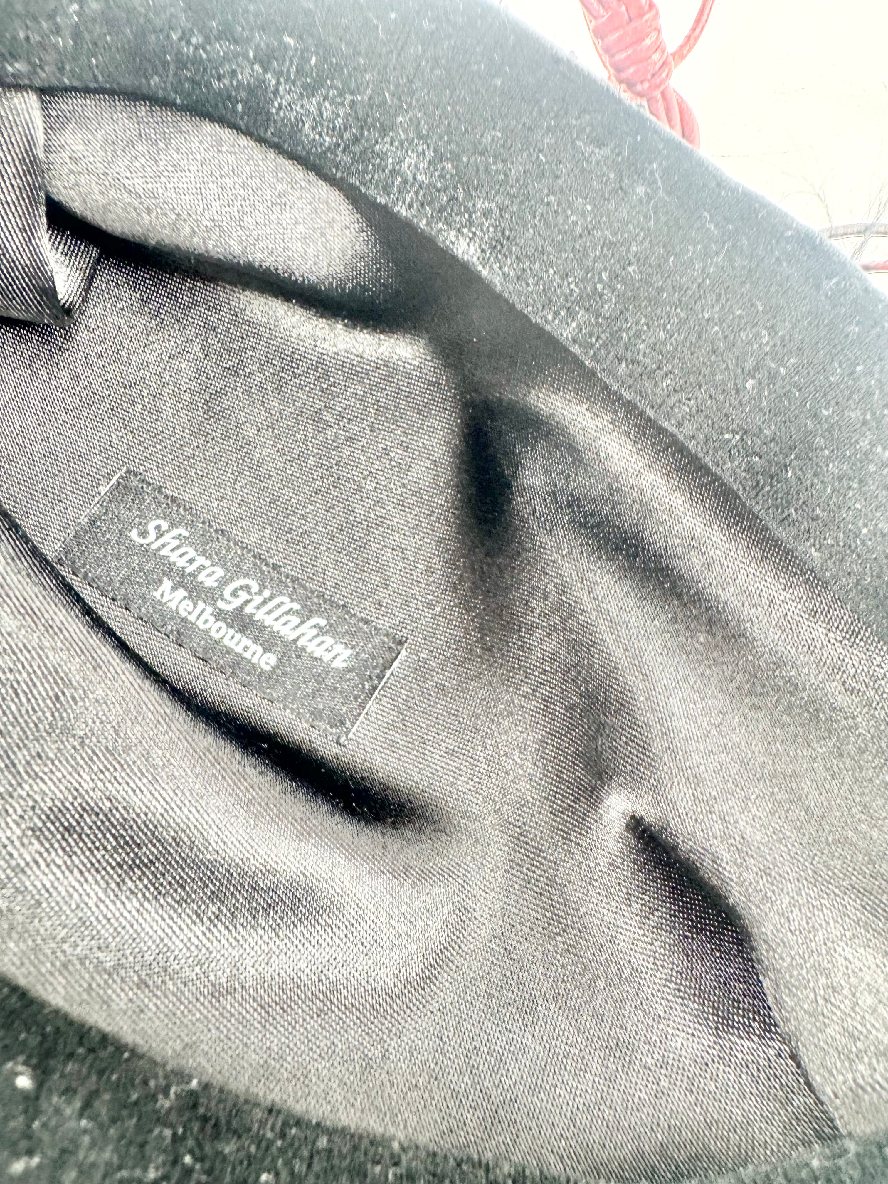 Shara Gillahan Melbourne Black & Red Barbed Wire Fascinator