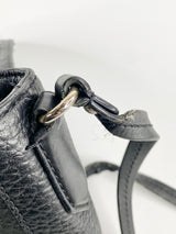 Kate Spade Black Grained Leather Cross Body Bag