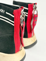 DKNY Black 'Marini' Knit Sneakers - EU40