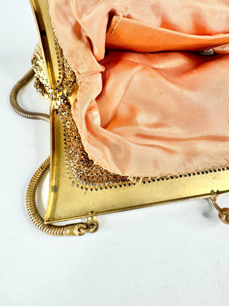 Vintage Oroton Gold Mesh Evening Purse