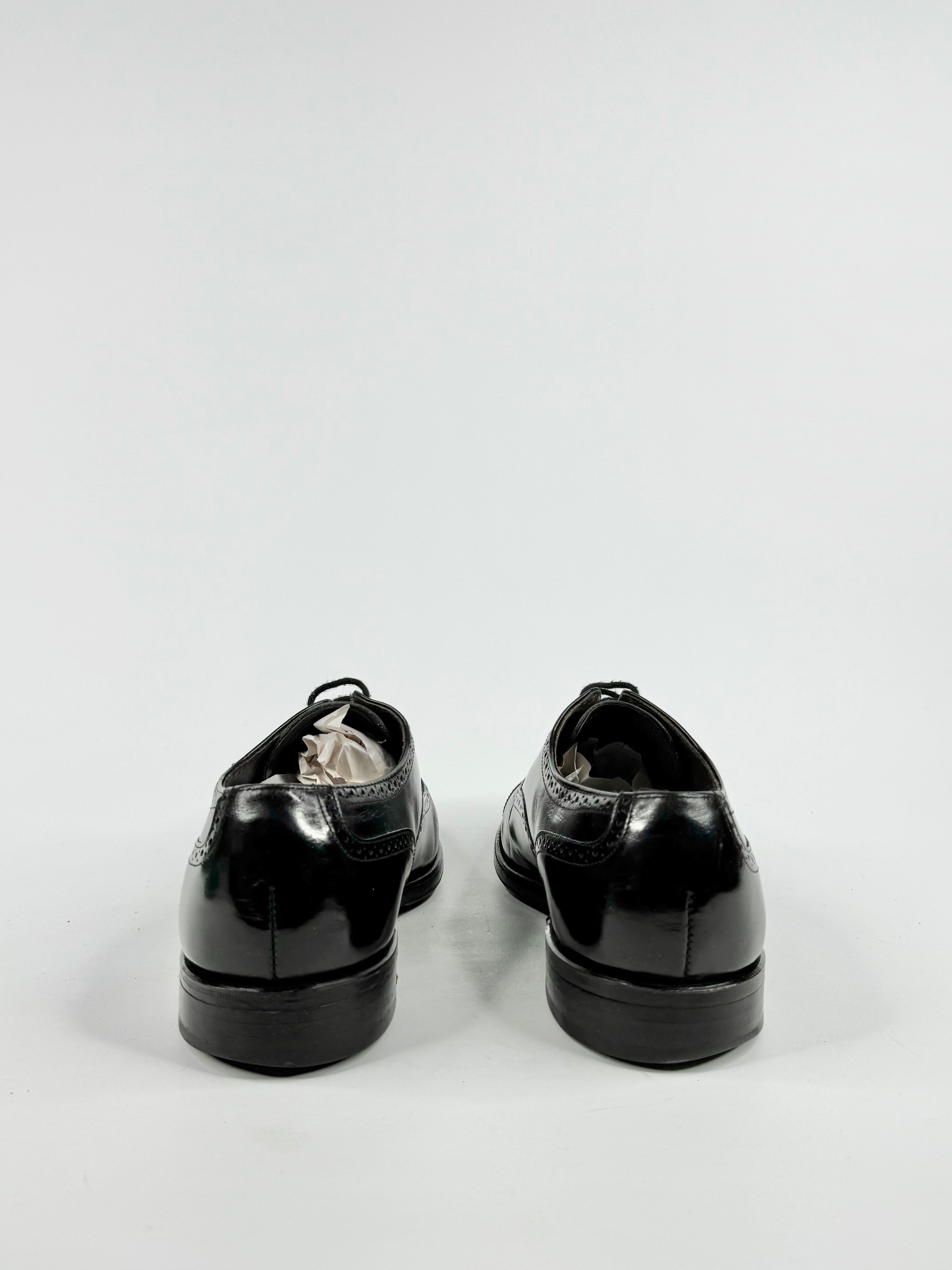 Bostonian Black Leather Brogues - 9.5