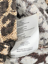 Anine Bing Leopard-Print 'Flynn' Jacquard Jacket - AU4/6