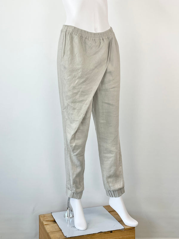Laura Siegel Light Beige Linen Pant - S