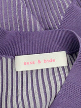 Sass & Bide Lilac 'Sugar Pill' Knit Tank Dress - AU10/12