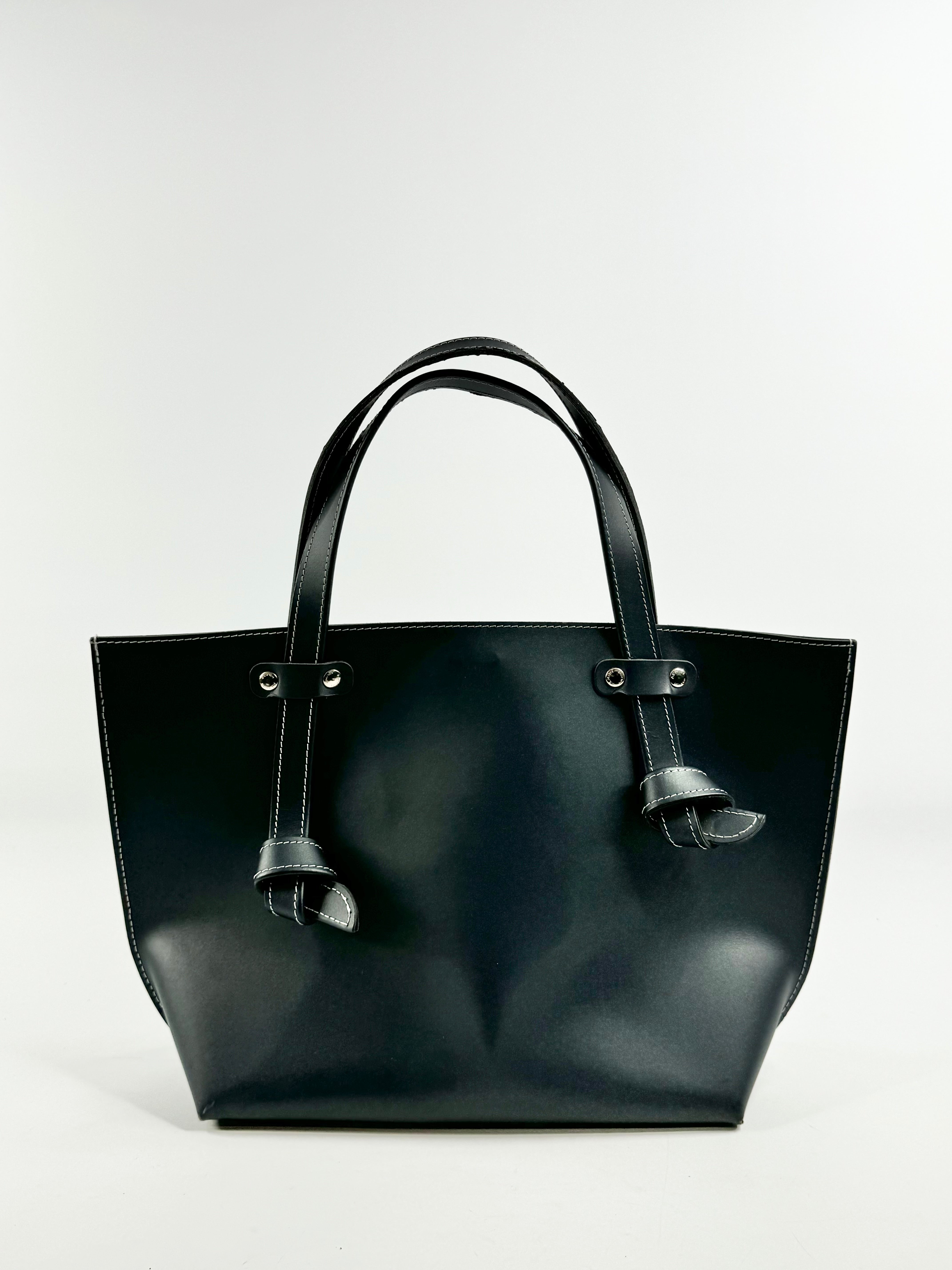 Almini Milano Slate Grey Shoulder Bag