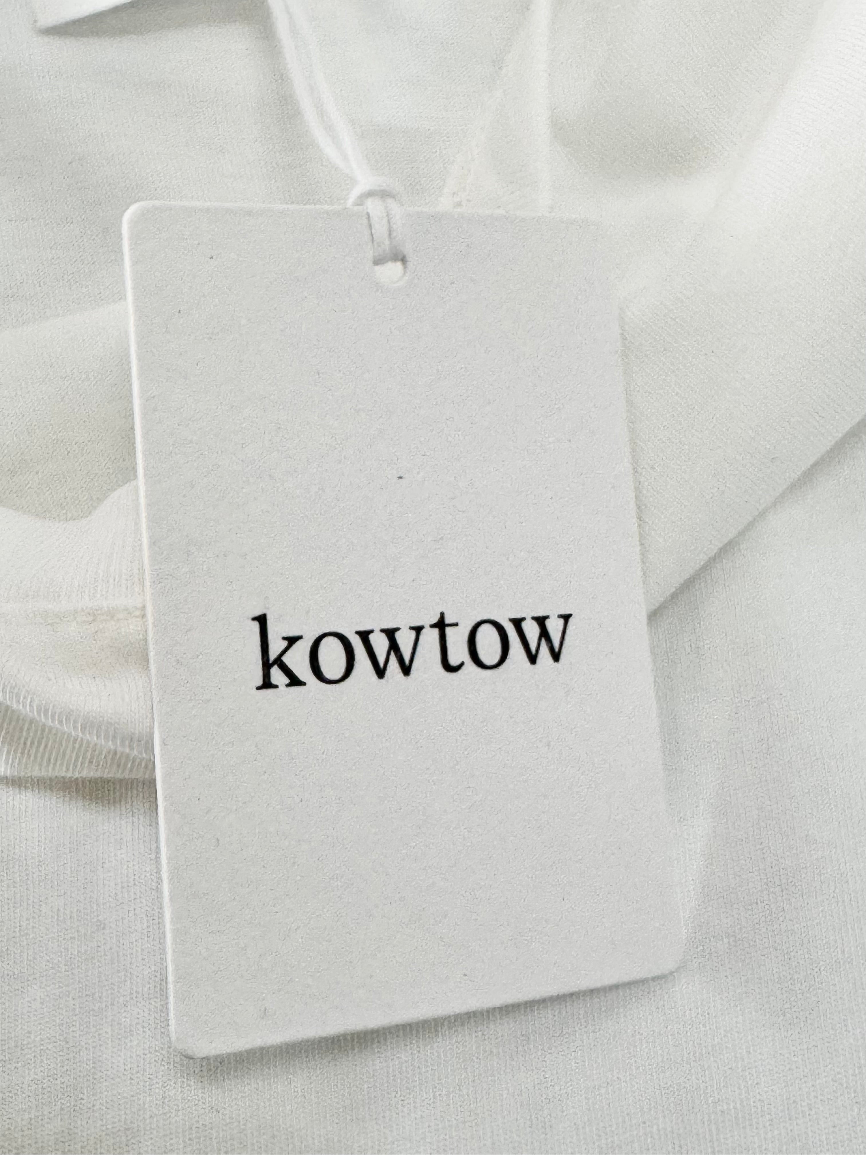 Kowtow White Fairtrade Cotton T-Shirt NWT - AU4/6