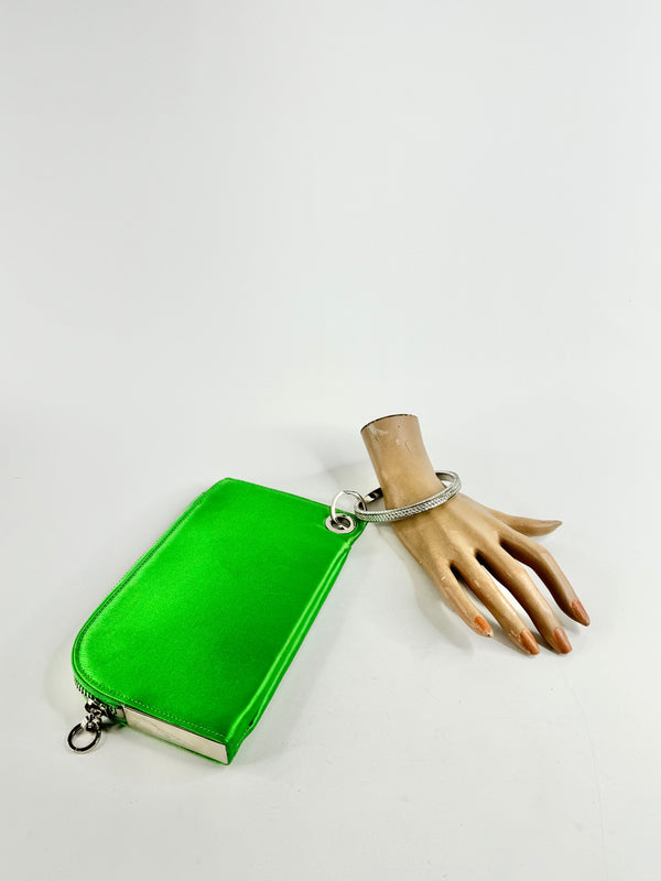 Michael Teperson Spring Green 'Borsa Opera' Bangle Clutch