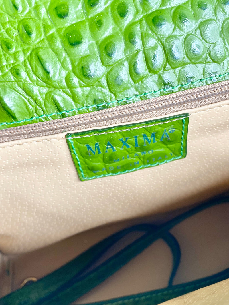 Vintage Maxima Milano Deep Green Handbag