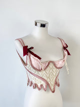 Homemade Brocade Bustier - S