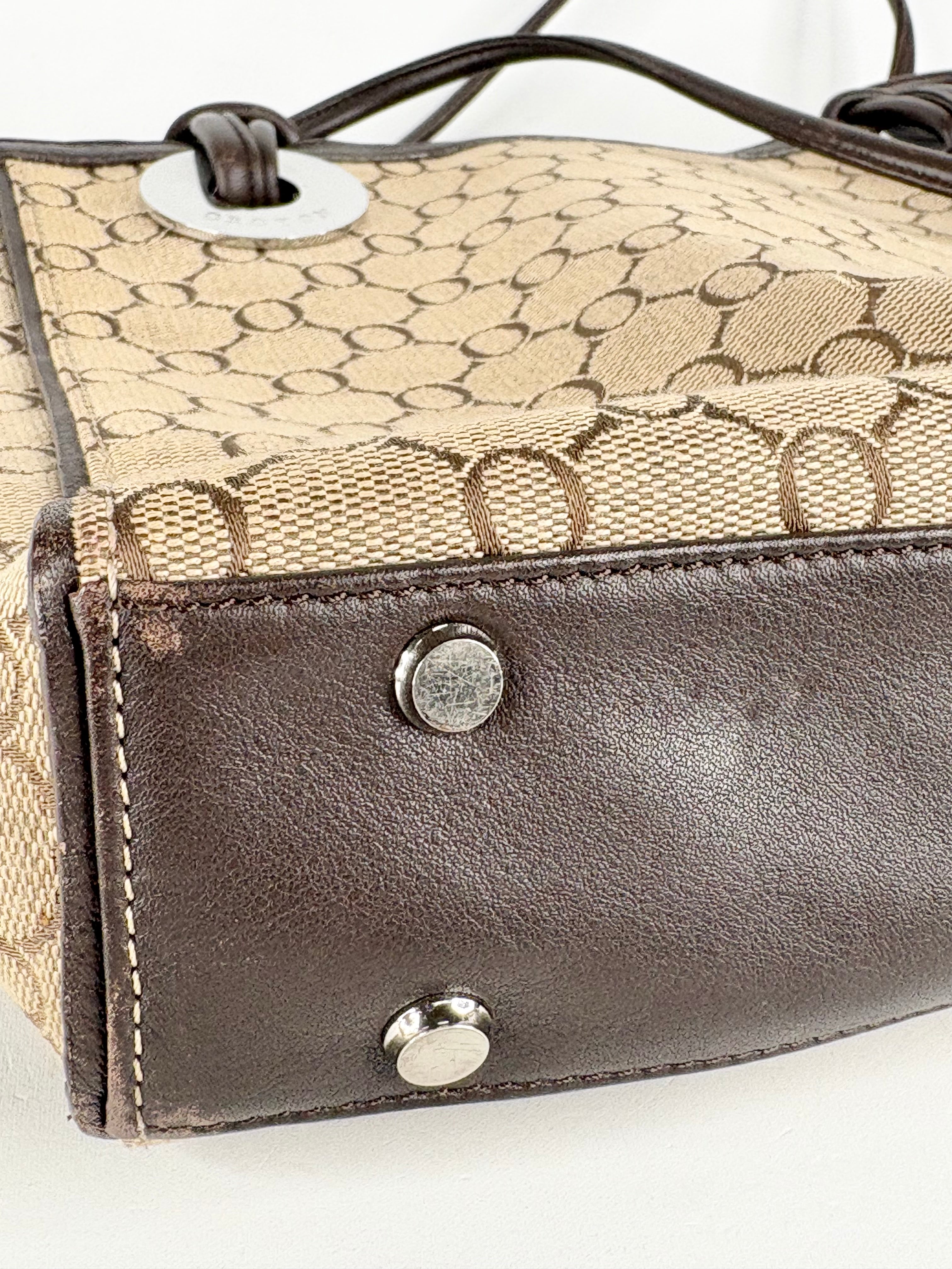 Oroton Signature Monogrammed Tote Bag