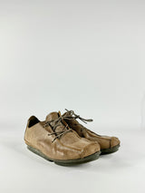 Trippen Muted Green Lace Up Shoes - EU37.5/38