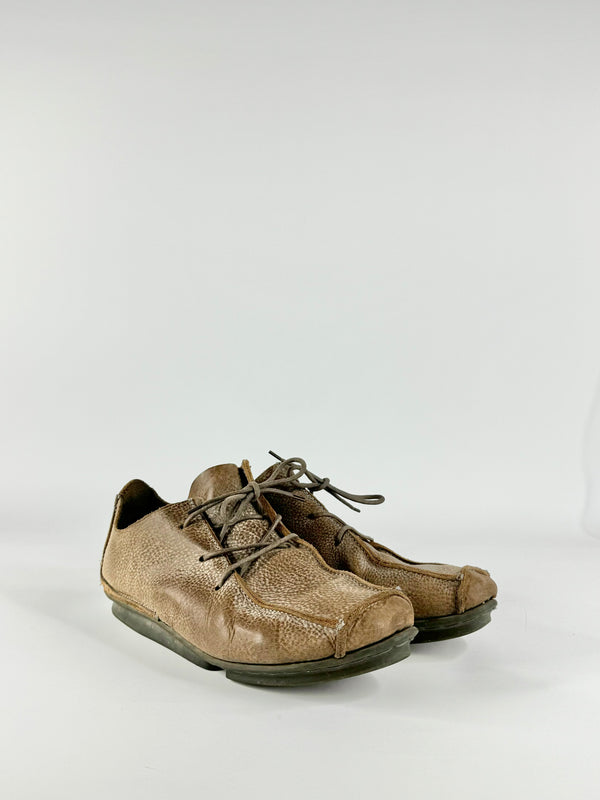 Trippen Muted Green Lace Up Shoes - EU37.5/38