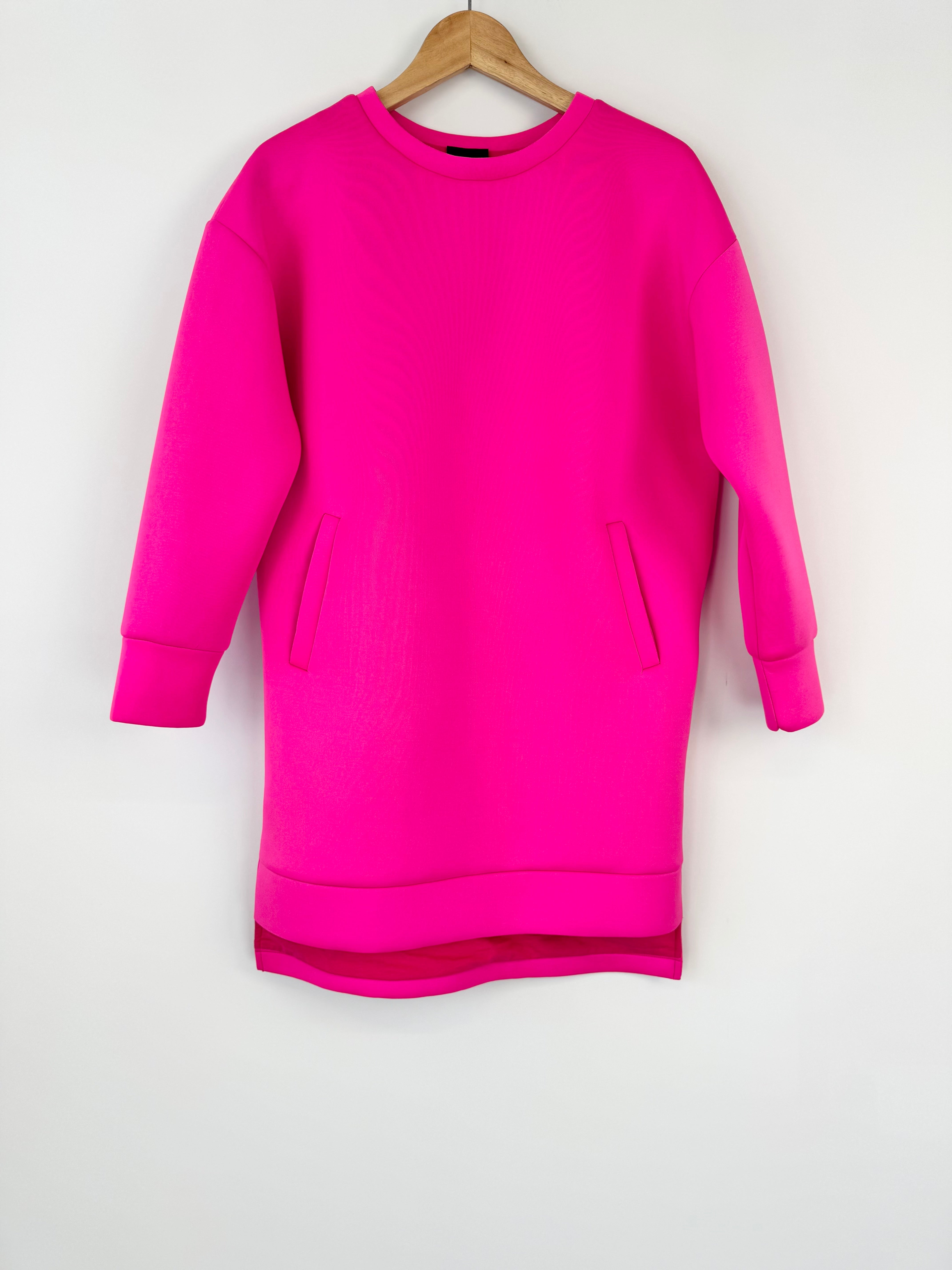 Amenpapa Hot Pink Angel Wing Neoprene Dress NWT - AU10