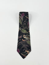 Christian Dior Monsieur Purple & Black Tie