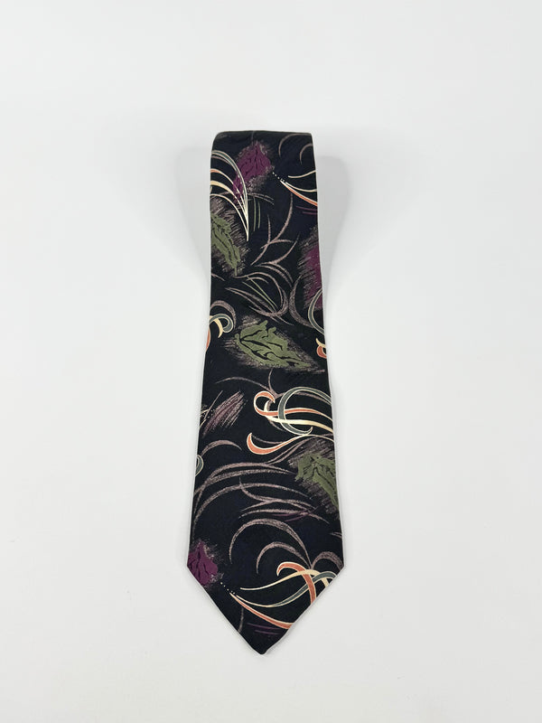 Christian Dior Monsieur Purple & Black Tie