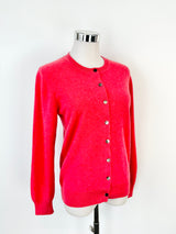 Hunter's Cerise Pink Cashmere Cardigan - AU10