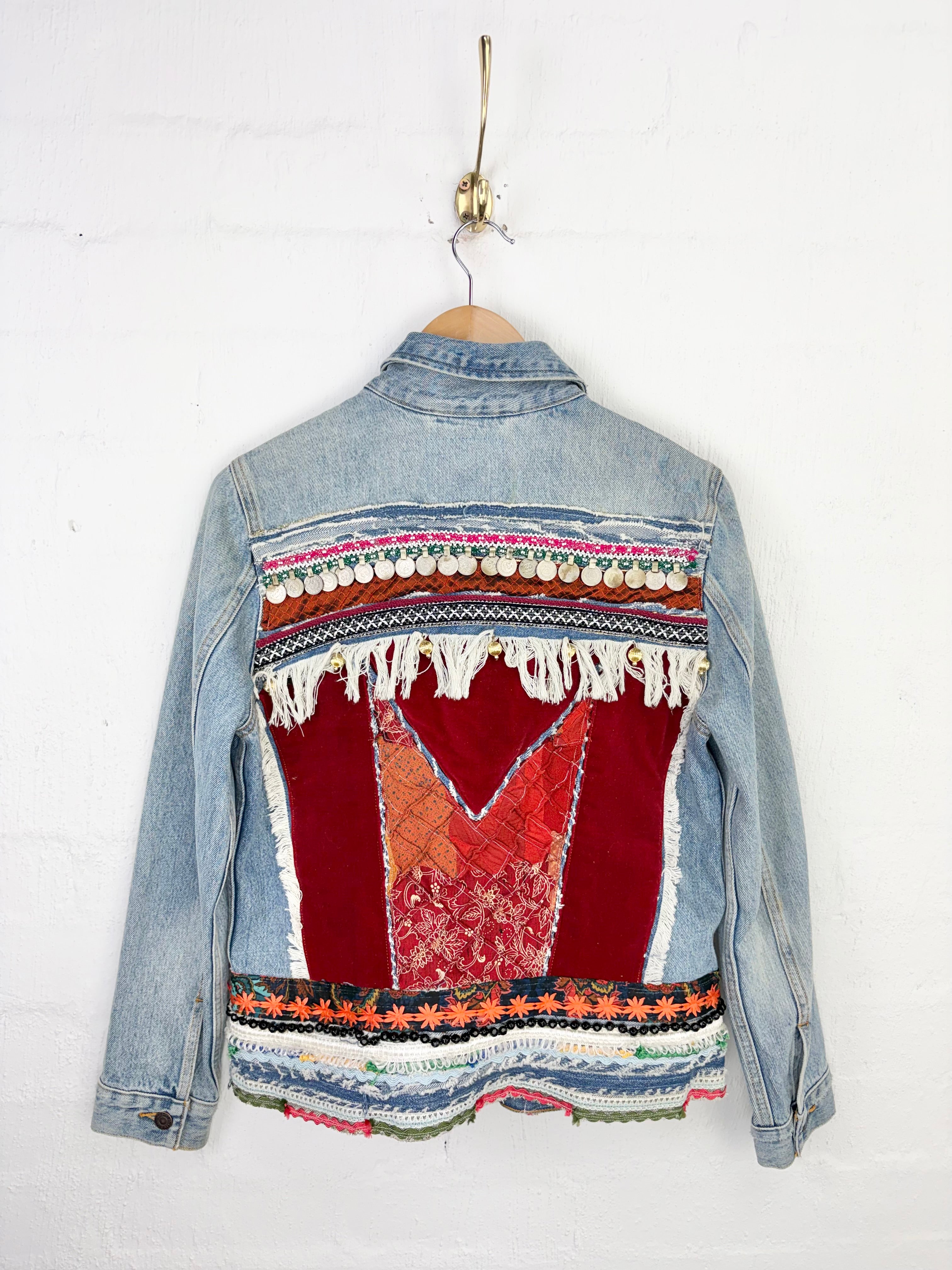 Vintage Customised Levi Strauss & Co Denim Applique Jacket - AU12